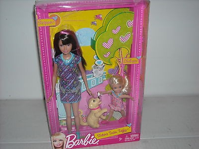 new barbie sisters skipper chelsea sisters train taffy time left