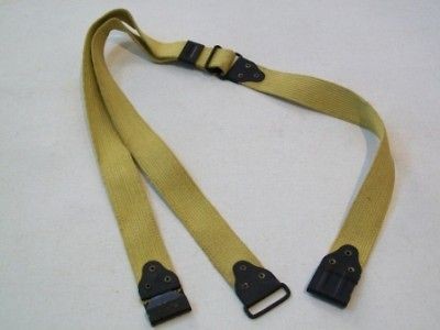 wwii thompson smg khaki web sling kerr sling 2 pcs