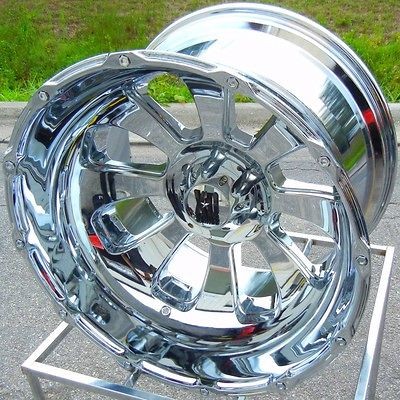 22X14 CHROME KMC XD ARMOUR WHEELS RIMS FORD F150 EXPEDITION FX4 4X4 