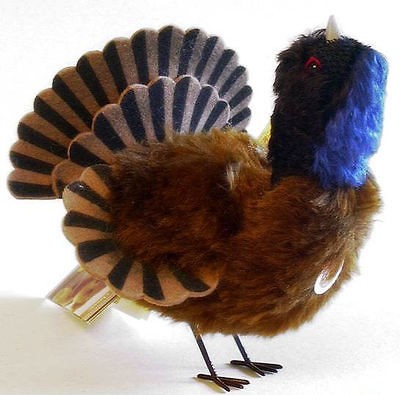 steiff 6 mohair kralos capercaillie bird 064470 retired from 