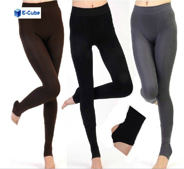 New Thicker Koala Velvet Foot Tights Winter Women Lady Leggings Pants 