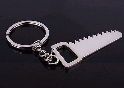 Classic 3D panel saw Model Chrome Hand Saw Key Chain keyfob keyring 