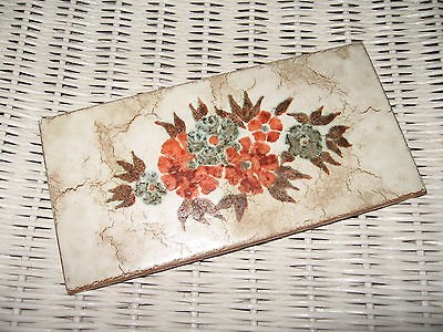 Spanish tile vintage ADOBE color CLAY stoneware MADE IN SPAIN