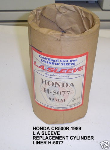 honda cr500 cr 500 cr 500 la cylinder sleeve liner