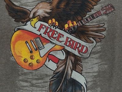 lynyrd skynyrd t shirt free bird l