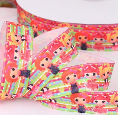  5 yards 125mm LALA LOOPSY lalaloopsy printed grosgrain 