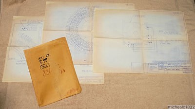 Vintage Blueprints with Wiring Diagrams for 1968 Model 831 Z 3 Line 