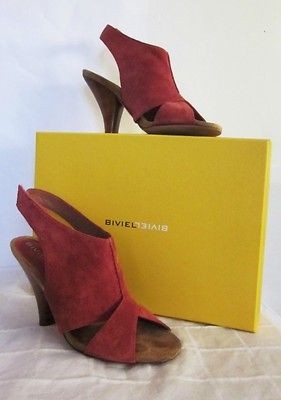 biviel suede heels sandals size 36 5