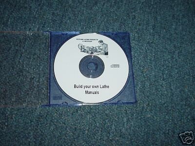 build your own mini metal wood hobby lathe plans cd