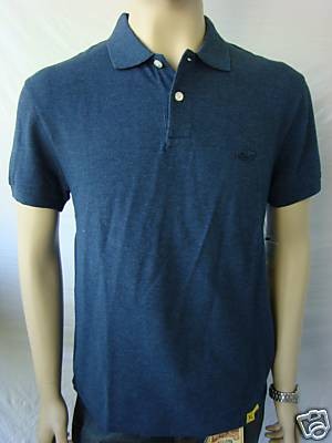 marc jacobs dark blue pique cotton polo nwt s m