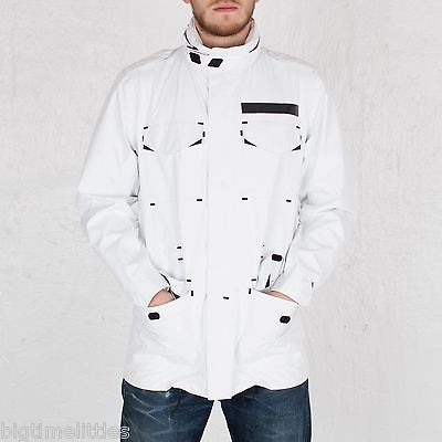   65 GORE TEX WHITE MILATARY STYLE JACKET SzL destroyer lebron kobe