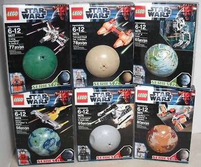 Lego Star Wars Sets NIP Series 1&2 Worlds 9674/9675/9676​/9677 