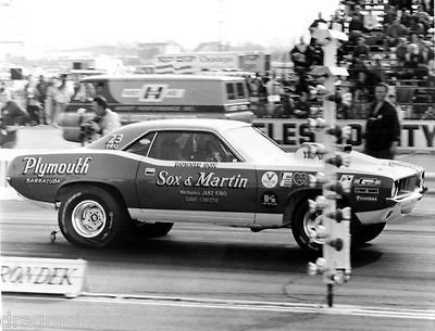 Sox & Martin 1972 Plymouth Cuda Pro Stocker Launch PHOTO