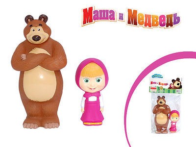Masha i Medved. Rubber Toys of Russian cartoon. Маша и 