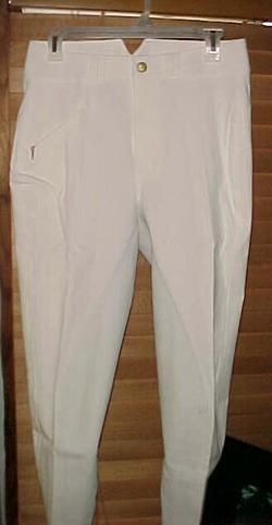 Kentucky FS Phili Breeches, 24R SHOW White, Microfiber, Full Seat 