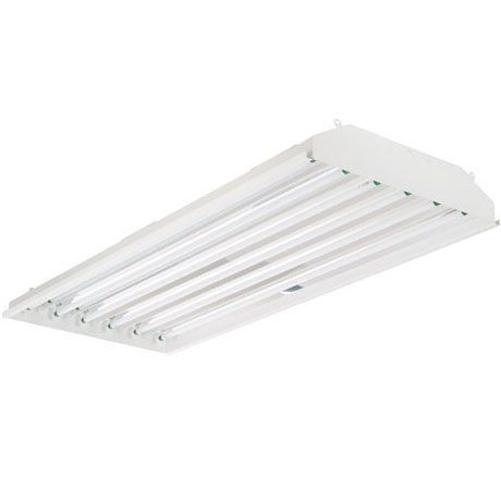 218W 6 Lamp T8 High Bay Fluorescent Light Fixture Universal Input