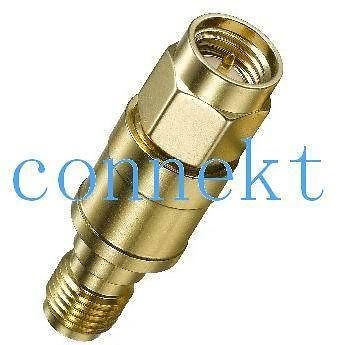 SMA 2W male to female RF Coaxial Attenuator DC   6.0GHz 1dB 50ohm