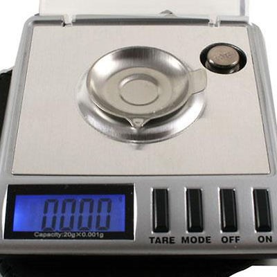 20 Gram x 0.001g Milligram Lab Scale High Precision MG Scales Balance