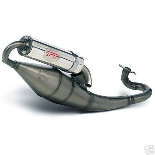 LEO VINCE TT EXHAUST YAMAHA PIAGGIO GILERA ZIP SP NRG RUNNER F12 BWS 