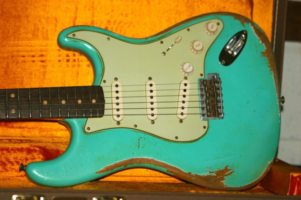 Fender Custom Shop 60 Heavy Relic Stratocaster Strat Seafoam Green 9.5 