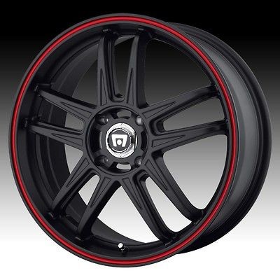   motegi mr117 black wheels rims 5x115 lucerne park avenue passage regal