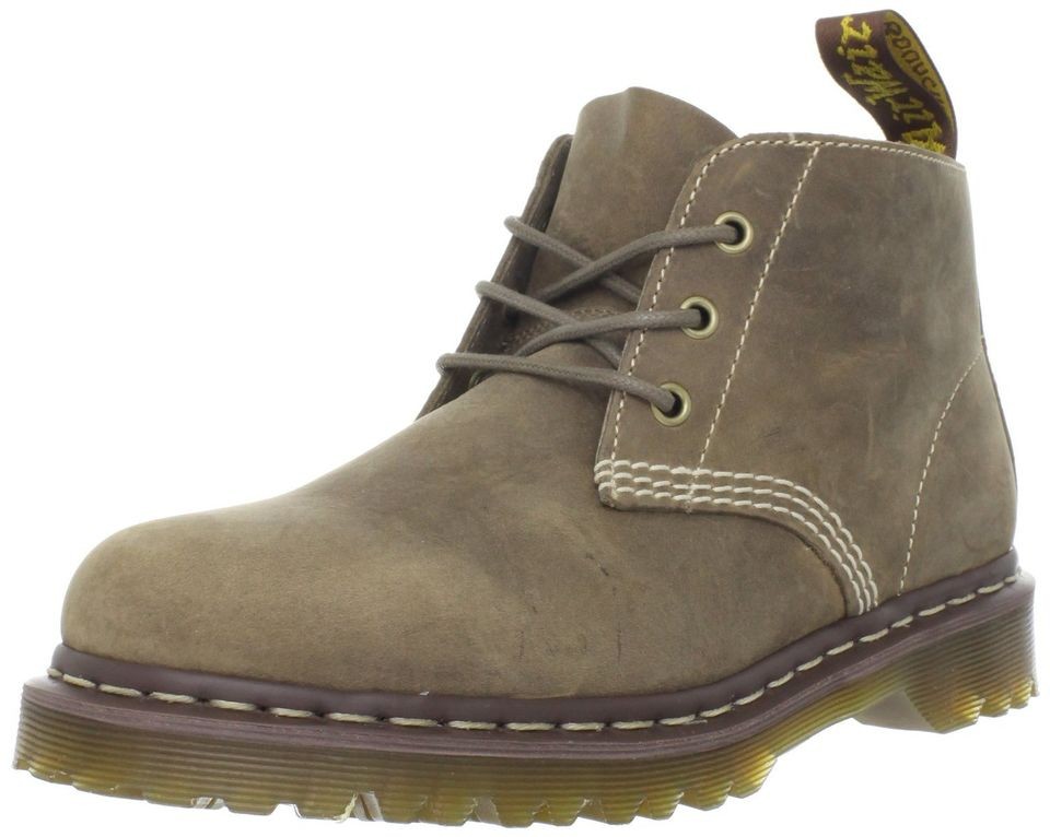 Dr. Martens Mens Tyrell 3 Eye Desert Ankle Boots Moss Icecap