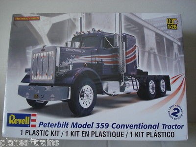 peterbilt 359 revell 85 1506 truck plastic model kit 1