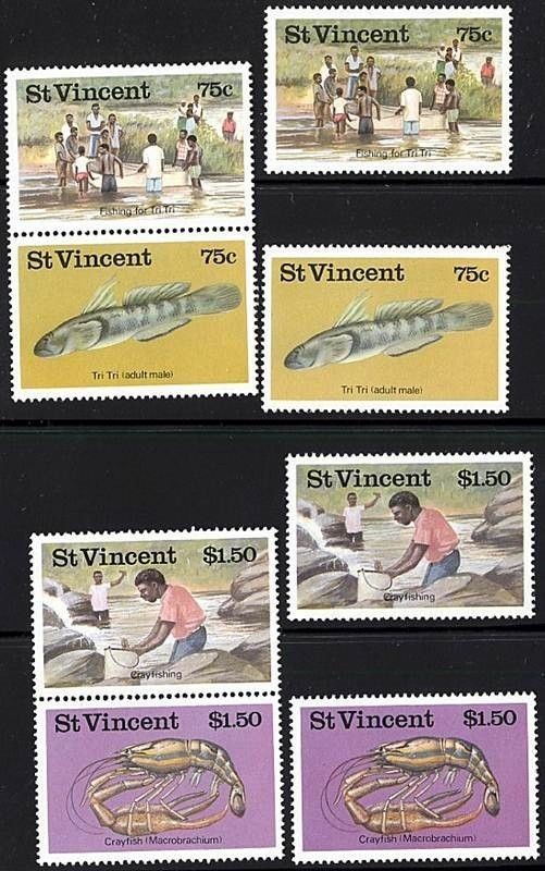 st vincent fish fishing crayfish marine life mnh time left