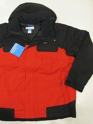   tag NWT Mens Columbia Red Black Season Pass 3 n 1 Ski Jacket Parka XL