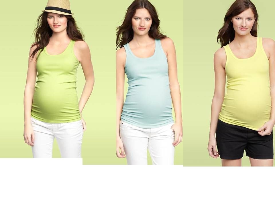 NWT Gap Maternity Ribbed Tank Yellow, Green, Blue XS S M L XL