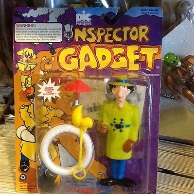 1992 Inspector Gadget with GO GO GADGET SQUIRTING WATER Action Figure 