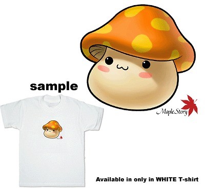 maple story orange mushroom adult unisex t shirt expedited shipping