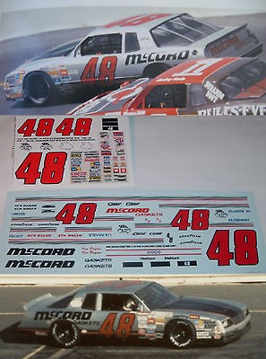 Ken Ragan #48 McCord 1986 Chevy Monte Carlo SS Aerocoupe 1/24 scale 