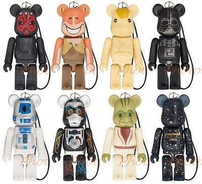 BEARBRICK MEDICOM STAR WARS MOVIE PEPSI BEAR YODA DARTH R2 D2 C 3PO 