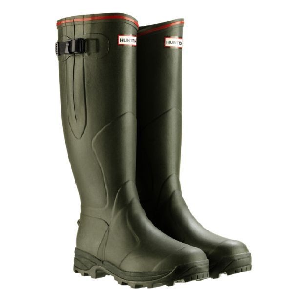 Mens Hunter BALMORAL NEOPRENE Original Wellington Wellies Boots Dark 