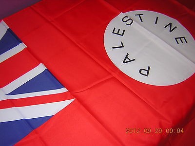 Pre 1948 British Empire British Palestine Mandate Gaza Red Flag Ensign 