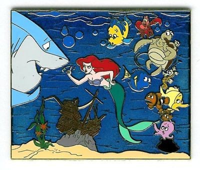 disney little mermaid finding nemo jumbo pin le 500 time