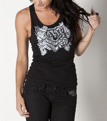 Metal Mulisha Specifics Tank Top BlackWomens clothing fmx skull motox 