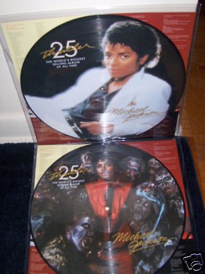 MICHAEL JACKSON THRILLER DOUBLE VINYL PICTURE DISC NEW $19.99