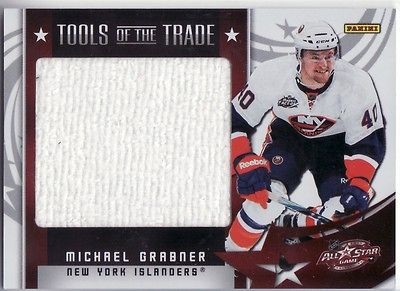 2011 12 Panini MG Michael Grabner All Star Game Used Gatorade Towel 