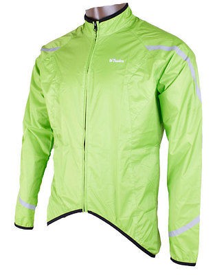 Unisex Reflective Running Hi Viz Cycling Waterproof Wind Coat Jacket 
