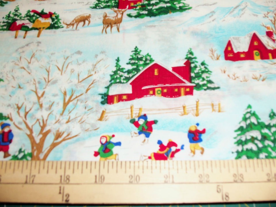 yard concord house winter wonderland fabric 