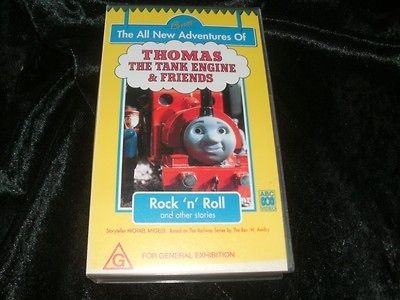 THOMAS THE TANK ENGINE AND FRIENDS ROCK .N. ROLL~VHS VIDEO PAL~ A RARE 