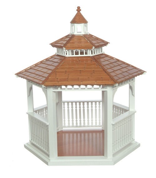   miniature patio yard park garden outdoor gazebo furniture roombox New