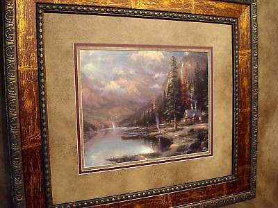 thomas kinkade framed mountain majesty  59 95