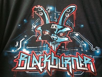 BLACKBURNER ( DubStep) Feel The Burn   T Shirt Size Small (vein of 