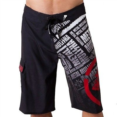 Metal Mulisha Corporal Boardshorts Black mens clothing fmx motox bmx 