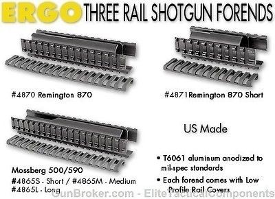 ergo tactical tri rail forend remington 870 4870 time left