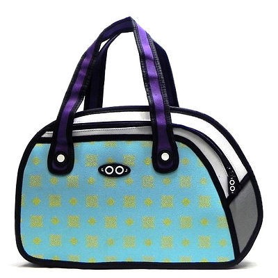 New Blue 2D Cartoon Bag Funny Shoulder Bag Hobo Satchel Tote Purse 