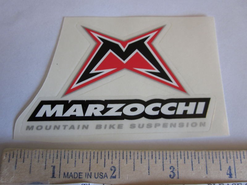 marzocchi bomber mountain bike bicycle decal sticker 